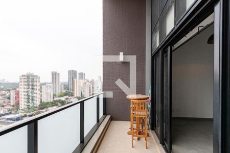 Varanda de apartamento para alugar com 1 quarto, 58m² em Campo Belo, São Paulo