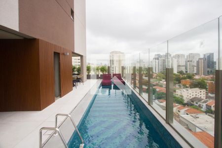 Piscina de kitnet/studio à venda com 1 quarto, 24m² em Santo Amaro, São Paulo