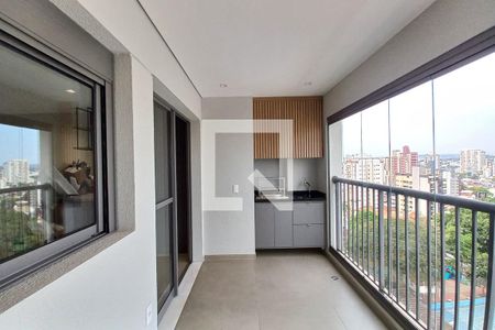 Varanda da sala  de apartamento à venda com 2 quartos, 87m² em Jardim Brasil, Campinas