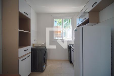 Cozinha de apartamento para alugar com 1 quarto, 45m² em Operário, Novo Hamburgo