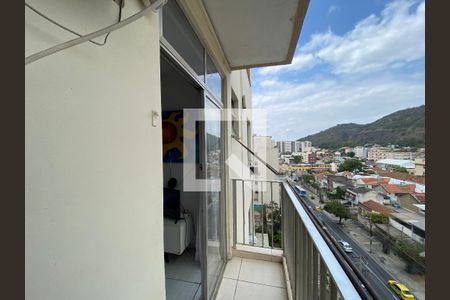 Varanda da Sala de apartamento à venda com 2 quartos, 57m² em Riachuelo, Rio de Janeiro