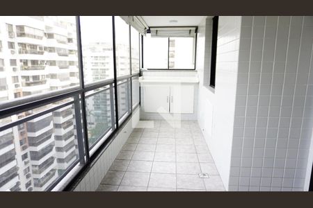 Varanda - Sala de apartamento para alugar com 3 quartos, 85m² em Barra da Tijuca, Rio de Janeiro