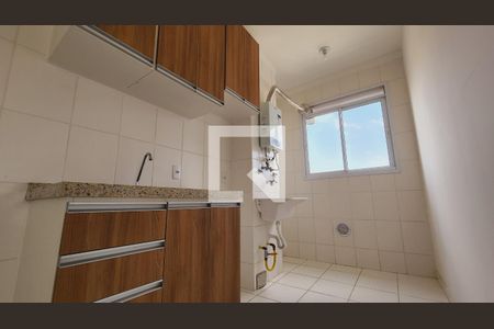 Cozinha e Área de Serviço de apartamento para alugar com 2 quartos, 48m² em Vila Tupi, Várzea Paulista