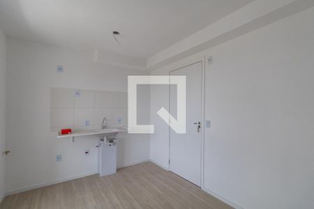 Sala e Cozinha Integrada  de apartamento para alugar com 1 quarto, 32m² em Vila Curuçá, São Paulo