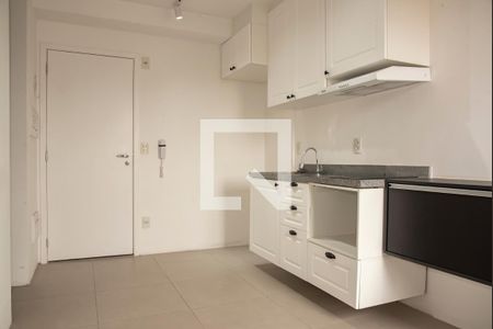 Sala/Cozinha de apartamento para alugar com 1 quarto, 26m² em Mirandópolis, São Paulo