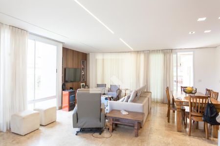 sala de casa de condomínio à venda com 4 quartos, 287m² em Alphaville, Nova Lima