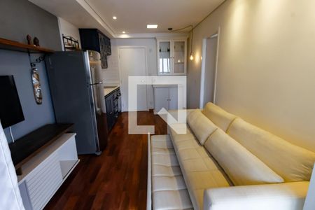 Sala de apartamento para alugar com 1 quarto, 39m² em Panamby, São Paulo