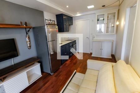 Sala de apartamento à venda com 1 quarto, 39m² em Panamby, São Paulo