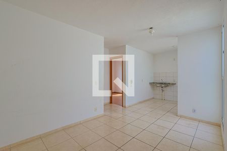 Sala de apartamento para alugar com 2 quartos, 44m² em Chacaras Reunidas Santa Terezinha, Contagem