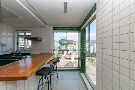 Varanda da Sala 1 de apartamento para alugar com 2 quartos, 125m² em Buritis, Belo Horizonte