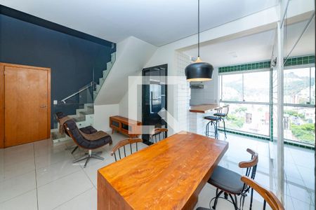 Sala 1 de apartamento à venda com 2 quartos, 125m² em Buritis, Belo Horizonte