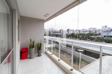 Varanda gourmet de apartamento à venda com 3 quartos, 90m² em Paquetá, Belo Horizonte