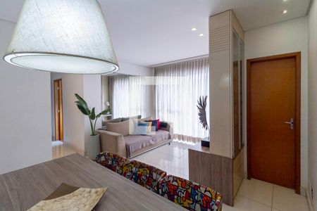 Sala de apartamento à venda com 3 quartos, 90m² em Paquetá, Belo Horizonte