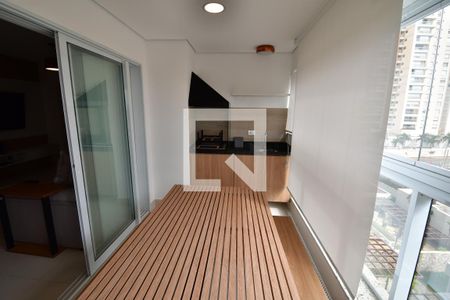 Sala - Varanda Gourmet de apartamento para alugar com 3 quartos, 115m² em Jardim Belo Horizonte, Campinas