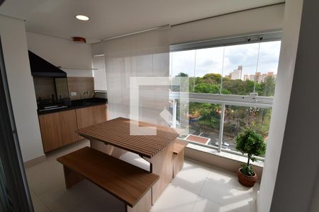 Sala - Varanda Gourmet de apartamento para alugar com 3 quartos, 115m² em Jardim Belo Horizonte, Campinas