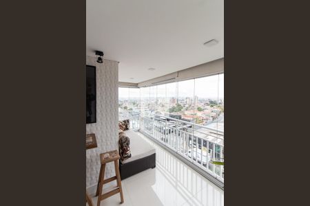 Varanda da Sala   de apartamento à venda com 2 quartos, 72m² em Vila Isolina Mazzei, São Paulo