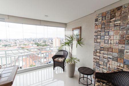 Varanda da Sala   de apartamento à venda com 2 quartos, 72m² em Vila Isolina Mazzei, São Paulo