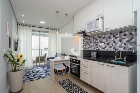 Sala/Cozinha de apartamento para alugar com 1 quarto, 40m² em Macedo, Guarulhos