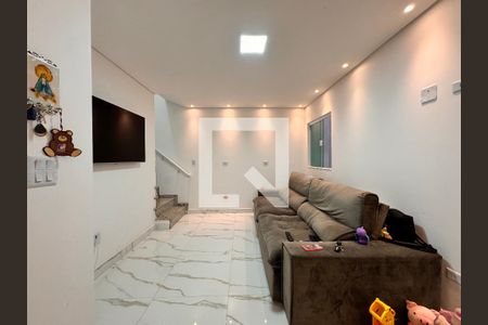 Sala de apartamento à venda com 3 quartos, 120m² em Campestre, Santo André