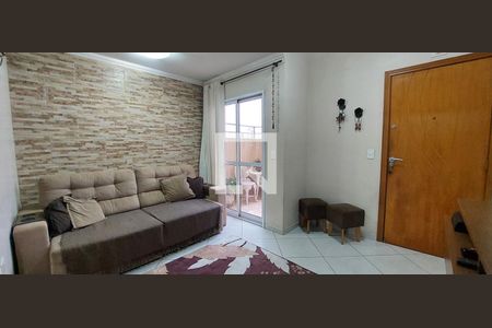 Sala de apartamento à venda com 2 quartos, 65m² em Vila Camilópolis, Santo André