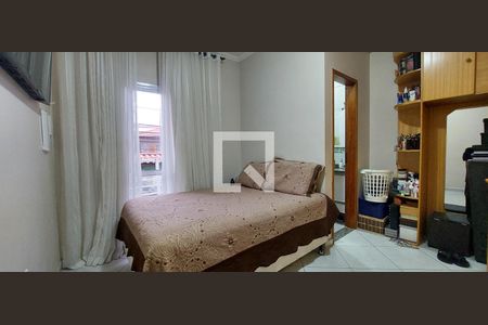 Quarto 1 suíte de apartamento à venda com 2 quartos, 65m² em Vila Camilópolis, Santo André