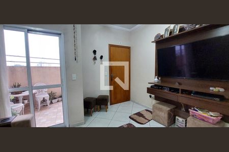 Sala de apartamento à venda com 2 quartos, 65m² em Vila Camilópolis, Santo André