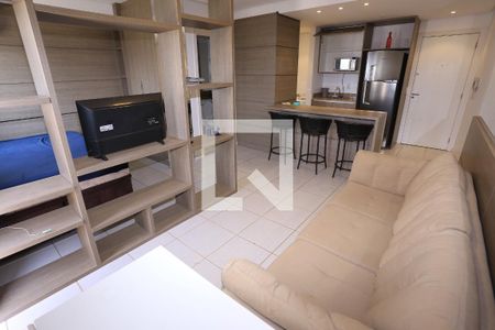 Sala de apartamento para alugar com 1 quarto, 44m² em Águas Claras, Brasília