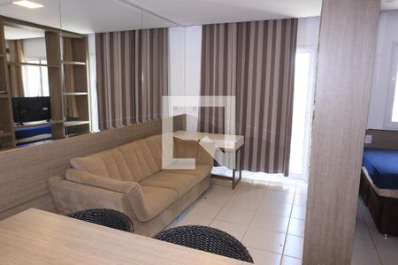 Sala de apartamento para alugar com 1 quarto, 44m² em Águas Claras, Brasília