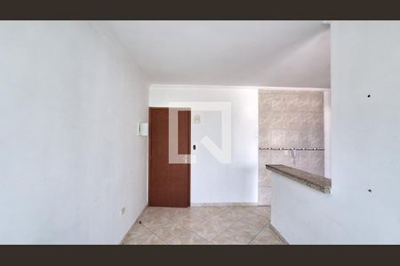 Sala de apartamento para alugar com 1 quarto, 33m² em Nova Mirim, Praia Grande