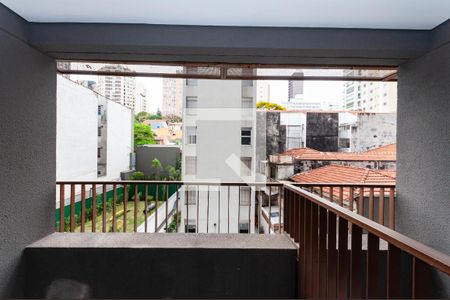 Varanda de kitnet/studio para alugar com 1 quarto, 28m² em Perdizes, São Paulo