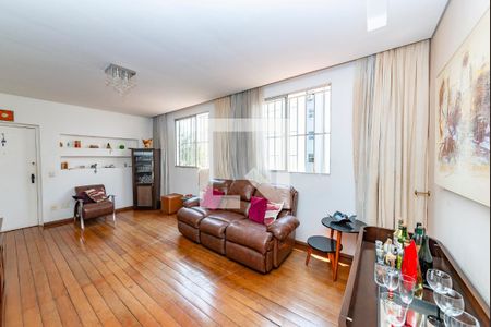  Sala 1 de apartamento à venda com 3 quartos, 143m² em Luxemburgo, Belo Horizonte