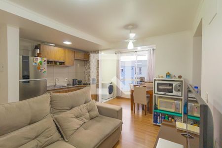 Sala/Cozinha de apartamento à venda com 2 quartos, 48m² em Estância Velha, Canoas