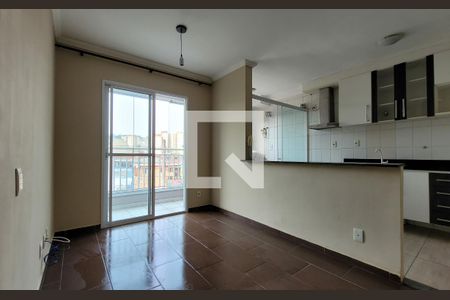 Sala de apartamento para alugar com 2 quartos, 54m² em Jardim Santo André, Santo André