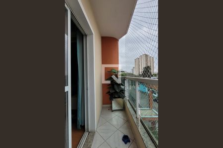 Sacada Sala de apartamento à venda com 3 quartos, 180m² em Vila América, Santo André