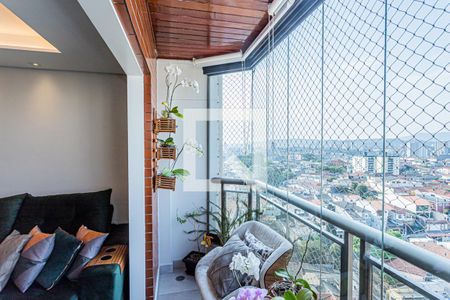 Varanda sala de apartamento para alugar com 3 quartos, 136m² em Vila Sao Vicente, São Paulo