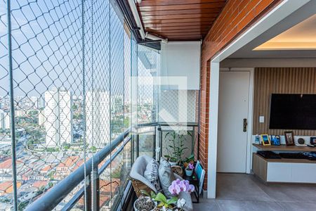 Varanda sala de apartamento para alugar com 3 quartos, 136m² em Vila Sao Vicente, São Paulo