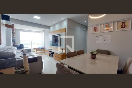 Sala de apartamento à venda com 2 quartos, 60m² em Jardim, Santo André