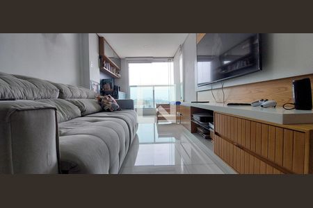 Sala de apartamento à venda com 2 quartos, 60m² em Jardim, Santo André