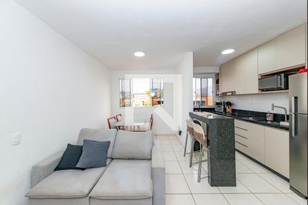 Sala de apartamento à venda com 2 quartos, 54m² em Palmeiras, Belo Horizonte