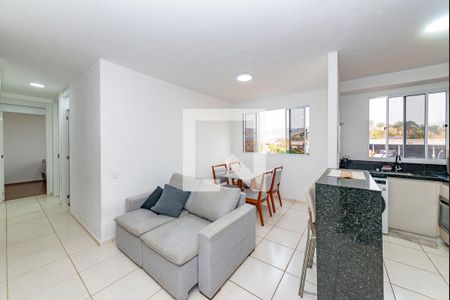 Sala de apartamento à venda com 2 quartos, 54m² em Palmeiras, Belo Horizonte