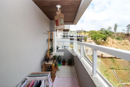 Varanda da Sala de apartamento para alugar com 2 quartos, 52m² em Buritis, Belo Horizonte