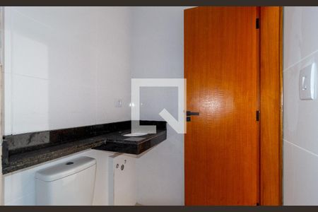 Banheiro de kitnet/studio à venda com 1 quarto, 25m² em Vila Regente Feijó, São Paulo