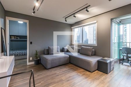 Sala de apartamento para alugar com 1 quarto, 55m² em Alphaville Empresarial, Barueri