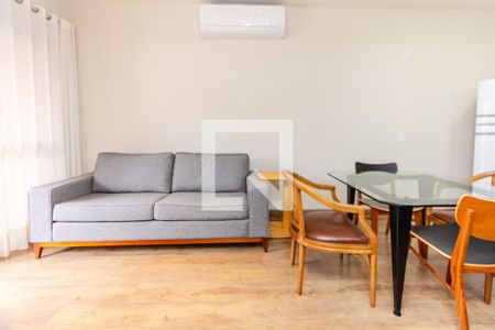 Sala de apartamento para alugar com 1 quarto, 42m² em Vila Nova Conceição, São Paulo