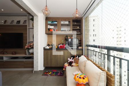 Varanda da Sala de apartamento para alugar com 3 quartos, 87m² em Vila Suzana, São Paulo