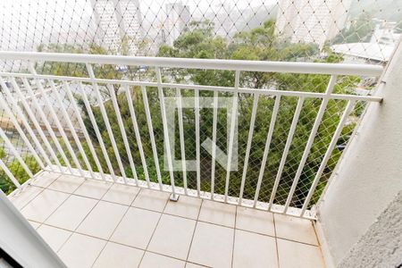 Varanda da Sala de apartamento à venda com 2 quartos, 48m² em Vila Andrade, São Paulo