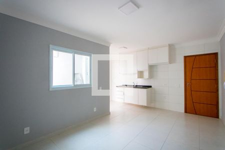 Sala de apartamento à venda com 2 quartos, 52m² em Vila Marina, Santo André