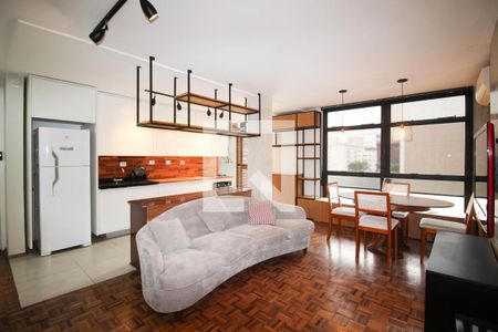 Sala de apartamento à venda com 2 quartos, 100m² em Jardim Paulista, São Paulo