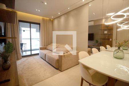 Sala de apartamento à venda com 1 quarto, 42m² em Pinheiros, São Paulo