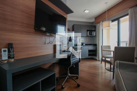 Sala/Cozinha de kitnet/studio à venda com 1 quarto, 32m² em Pinheiros, São Paulo